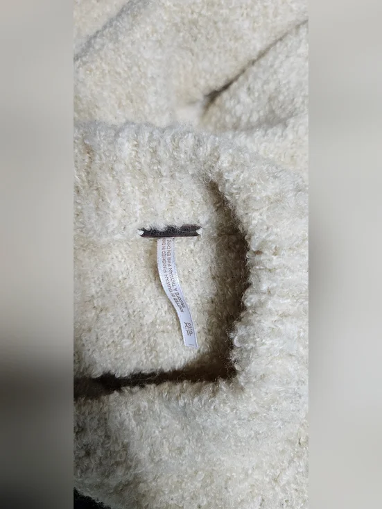 Free People Margot Textured Cropped Sweater Vest Neutral Size XS - Picture 6 of 10